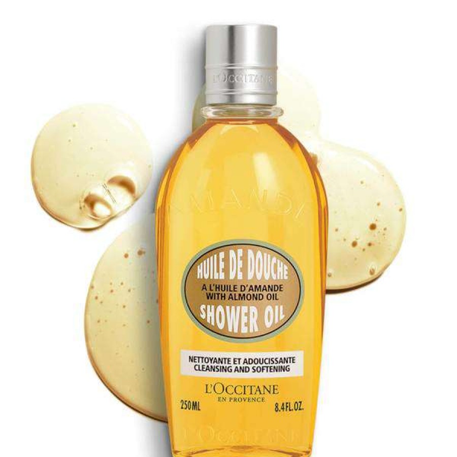 Body * | L'Occitane Almond Shower Oil 250Ml L'Occitane Exclusive Design