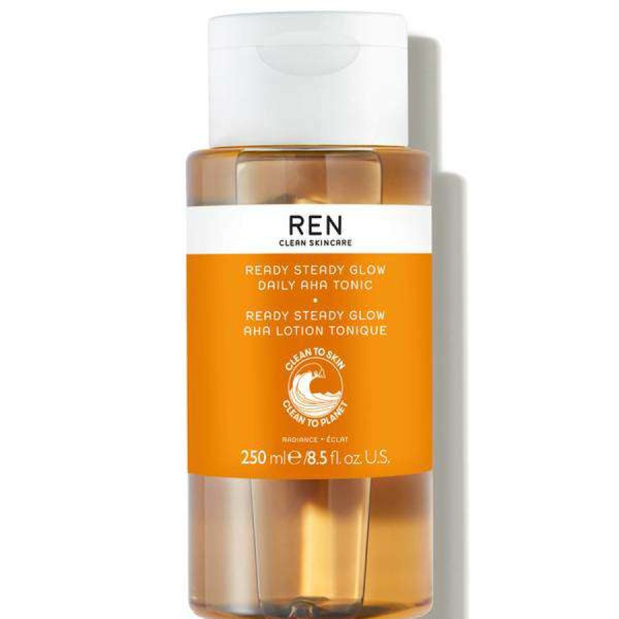 Skin Care * | Ren Clean Skincare Ready Steady Glow Daily Aha Tonic 250Ml Large Choice