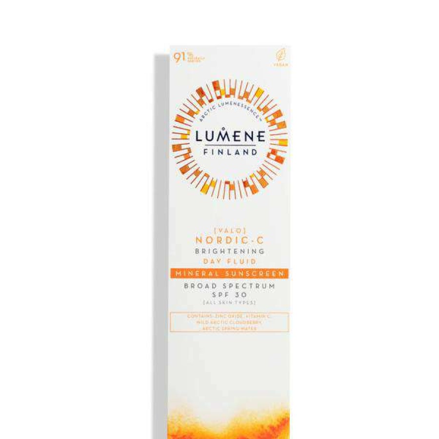 Skin Care * | Lumene Nordic-C [Valo] Brightening Day Fluid Mineral Spf30 1.69 Fl. Oz Bargain Sale