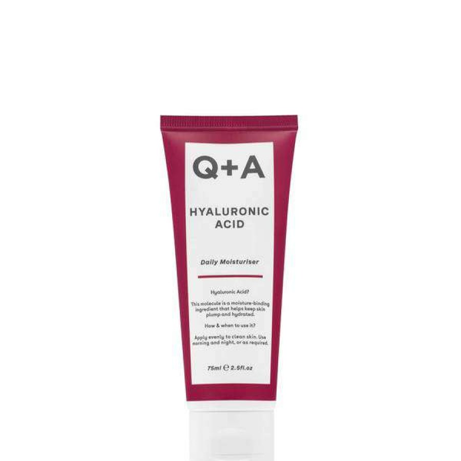 Skin Care * | Q+A Hyaluronic Acid Daily Moisturiser 75Ml Discount Store