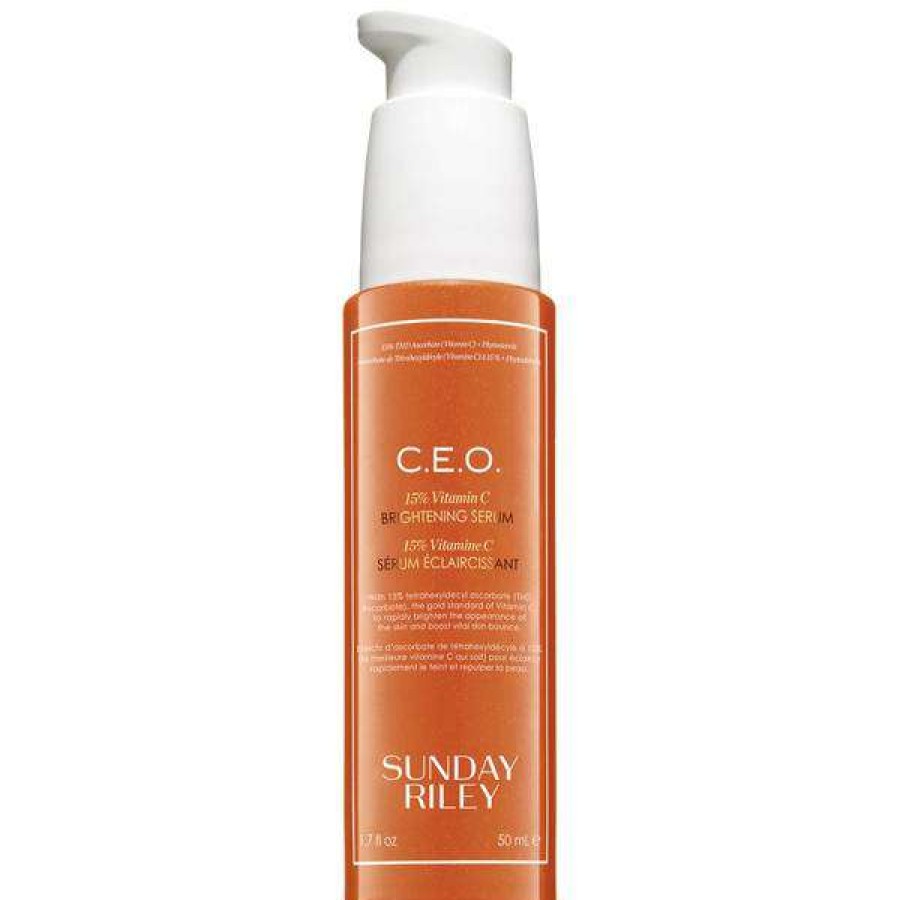 Skin Care * | Sunday Riley C.E.O. 15% Vitamin C Brightening Serum 1.7 Oz Bestsellers