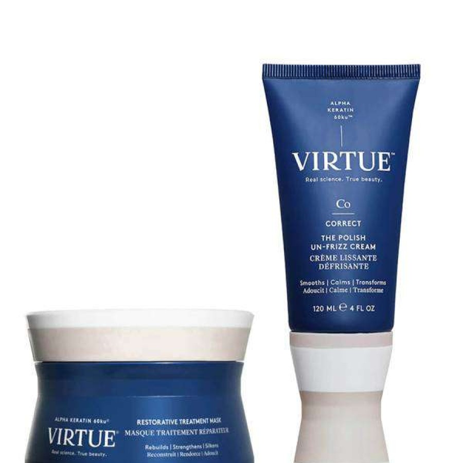 Hair Care * | Virtue Keratin Healing Mask And Un-Frizz Cream Bundle Promotion