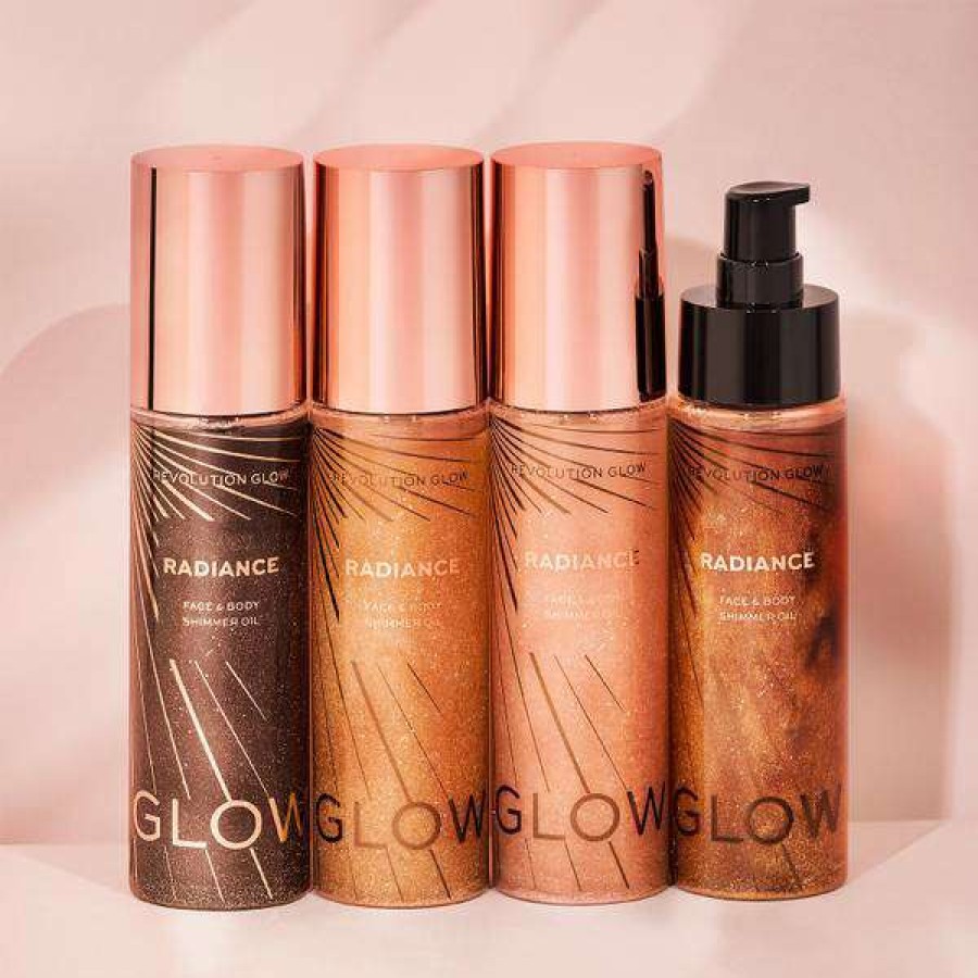 Makeup * | Makeup Revolution Glow Radiance Shimmer Oil (Various Shades) Sale Online