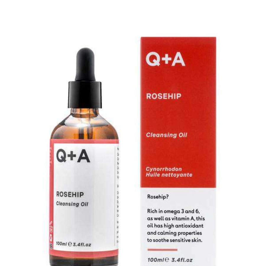 Skin Care * | Q+A Rosehip Cleansing Oil 100Ml Discounts