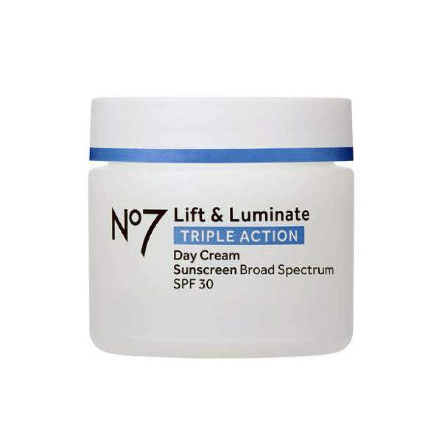 Skin Care * | No7 Lift And Luminate Triple Action Day Cream Spf30 1.69Oz Hot Selling