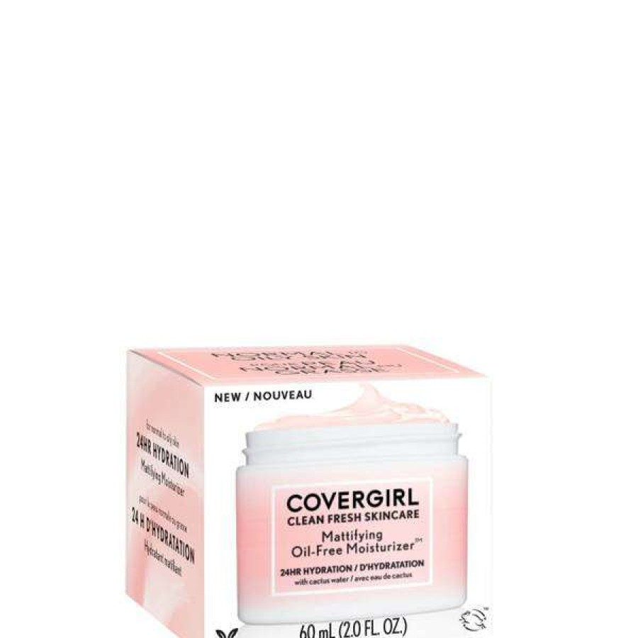 Skin Care * | Covergirl Clean Fresh Skincare Mattifying Oil-Free Moisturiser 60Ml Best Choice