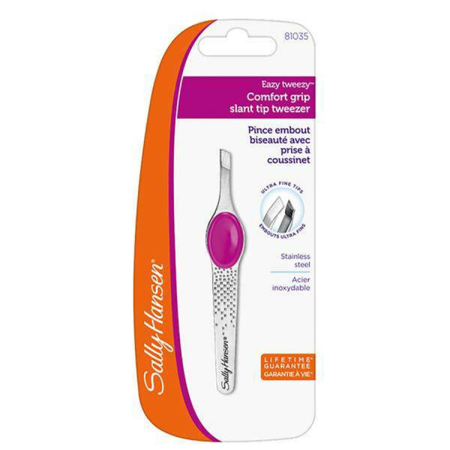 Accessories * | Sally Hansen Beauty Tools Easy Tweezy Comfort Grip Tweezer Popular