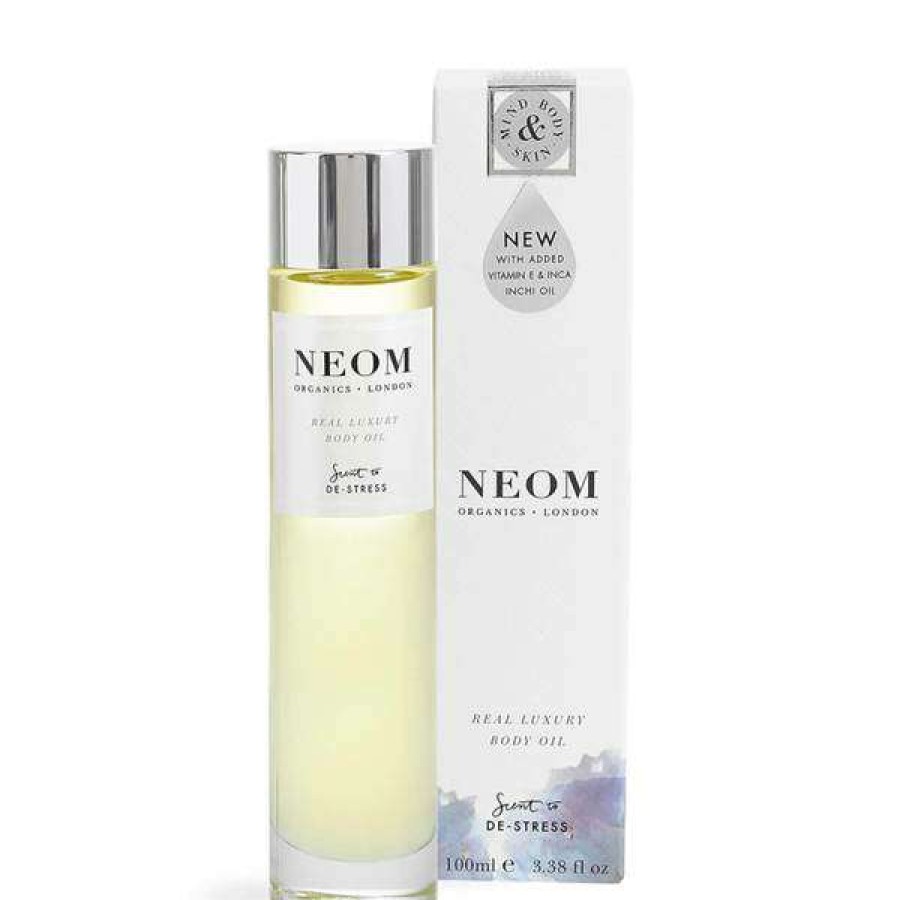 Body * | Neom Organics Real Luxury De-Stress Body Oil 100Ml Special Style