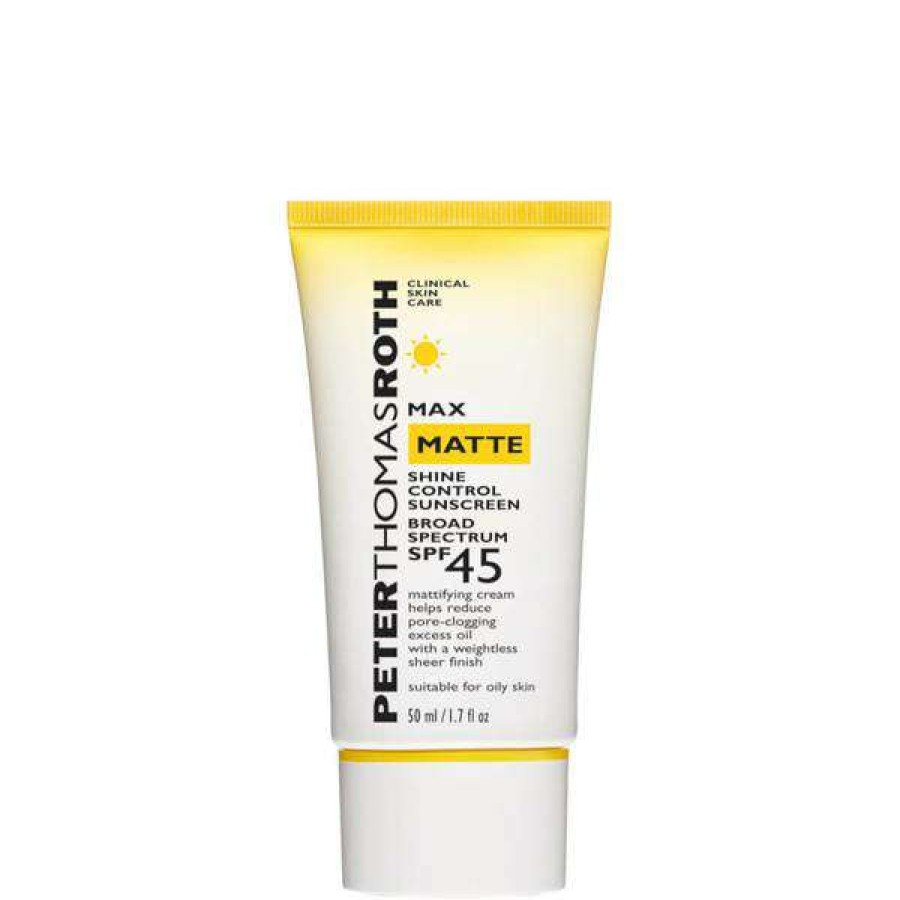 Skin Care * | Peter Thomas Roth Max Matte Shine Control Sun Cream Spf45 1.7 Fl. Oz Best Quality